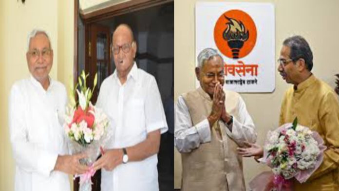 નીતીશ કુમારનો મહારાષ્ટ્ર પ્રવાસ