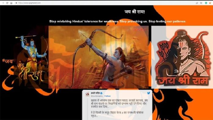 દિલ્હીની વનસ્થલી સ્કુલની વેબસાઈટ