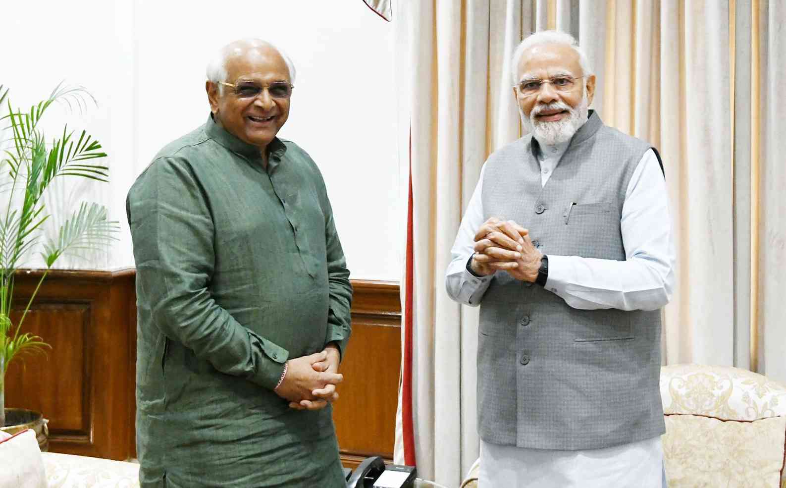 PM મોદીએ ભૂપેન્દ્ર પટેલના પુત્ર અનુજના સ્વાસ્થ્ય માટે કરી પ્રાર્થના, CMની  સાદગીની કરી પ્રશંસા | pm modi e bhupendra patel na putra anuj na svasthya  mate kari prarthana, cm ni ...