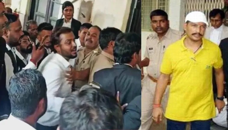 લખનૌ કોર્ટમાં માફિયા સંજીવ જીવાની હત્યા