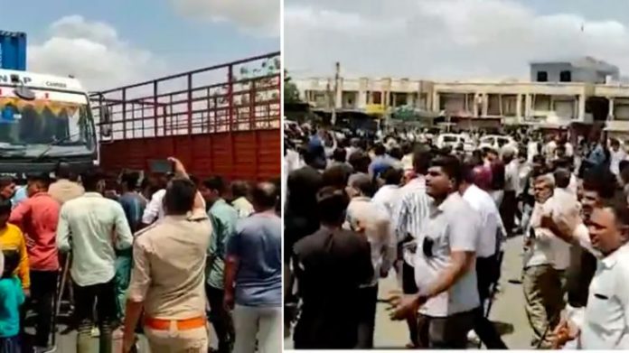 રાજકોટ પડધરી હિંદુ પ્રદર્શન