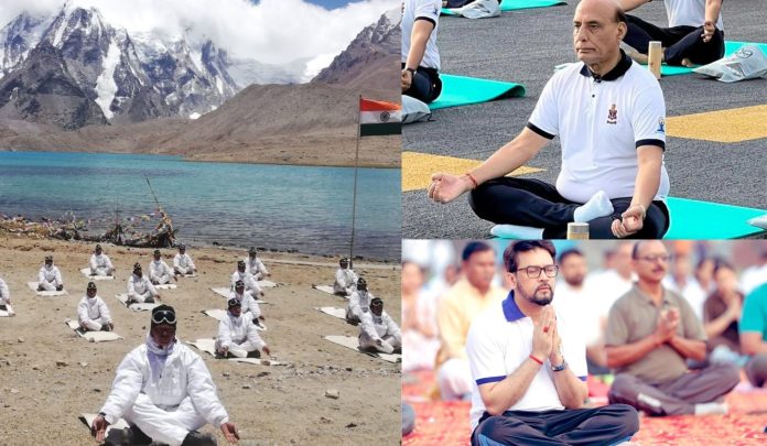 આંતરરાષ્ટ્રીય યોગ દિવસની ઉજવણી