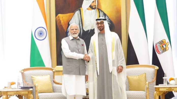 મોદી UAE હસ્તાક્ષરો