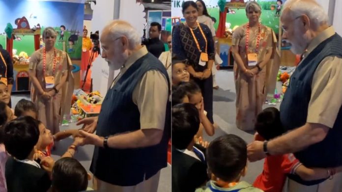 મોદીનો બાળકો વિડીયો વાયરલ