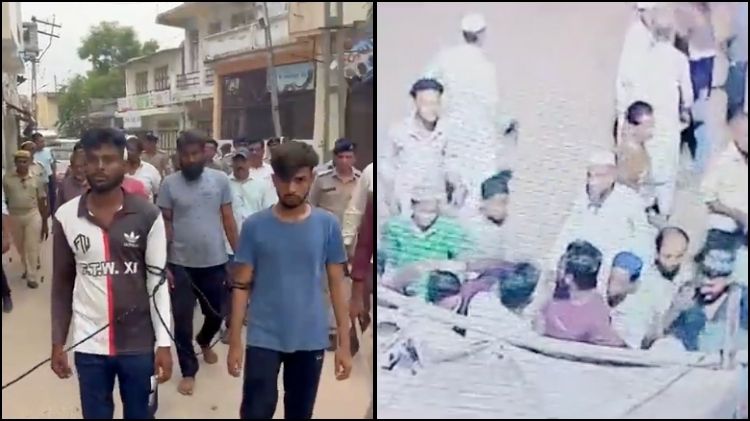 પાટણના બાલીસણામાં પોલીસે સરઘસ
