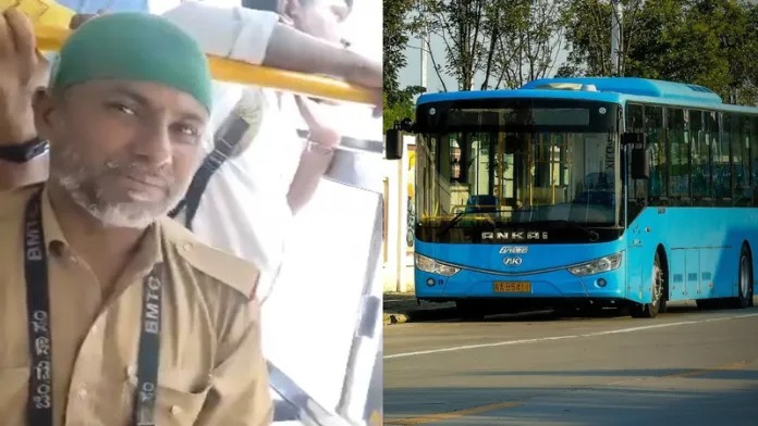 ચાલુ નોકરીએ કંડક્ટરે પહેરી હતી લીલી ટોપી