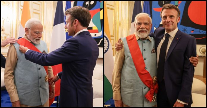 પીએમ મોદીને ‘ગ્રાન્ડ ક્રોસ ઓફ ધ લીજન ઓફ ઓનર’થી નવાજવામાં આવ્યા