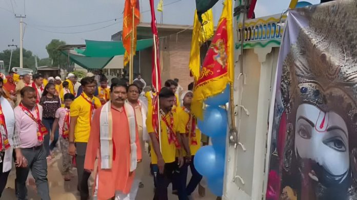 અલવર ખાટૂશ્યામ યાત્રામાં પોસ્ટર