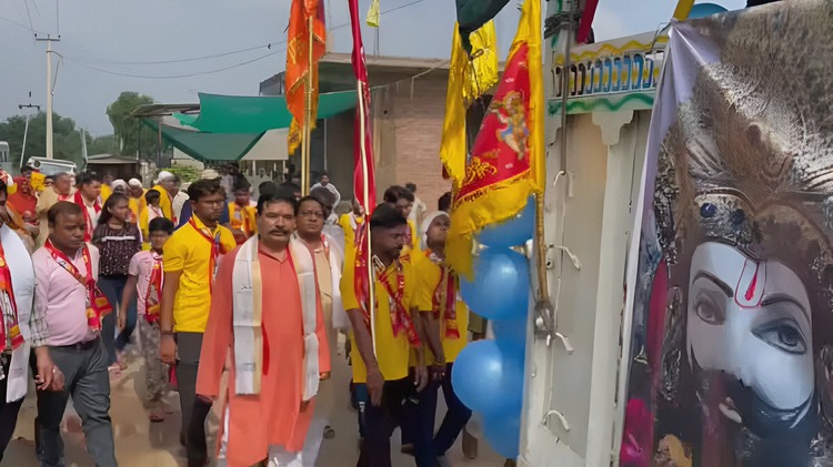 અલવર ખાટૂશ્યામ યાત્રામાં પોસ્ટર