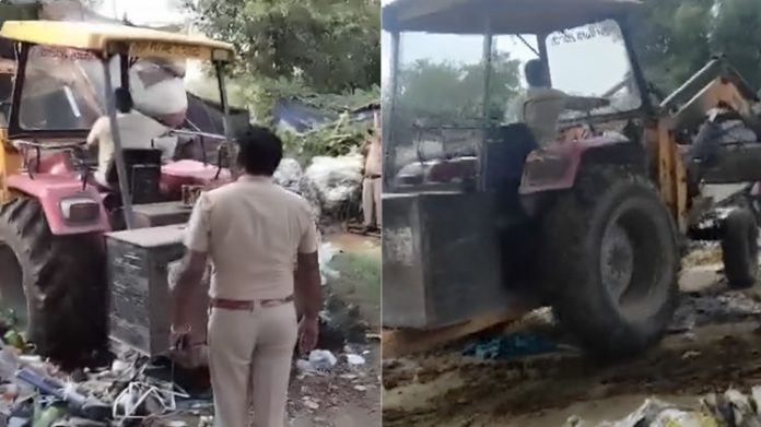 હરિયાણા બુલડોઝર એક્શન