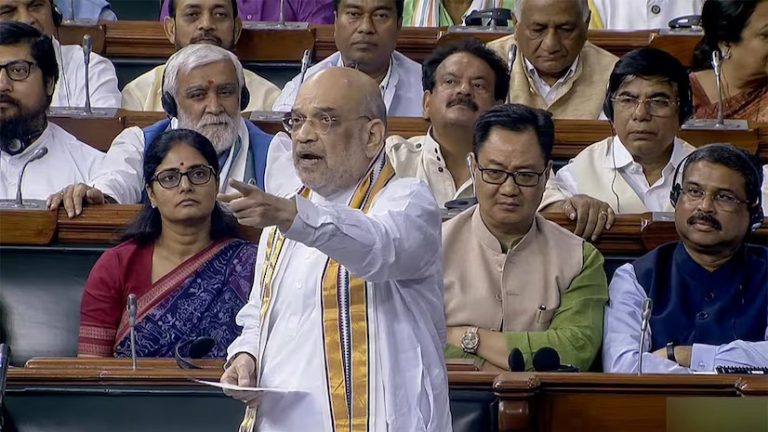 અમિત શાહ સંસદમાં રાહુલ ગાંધી