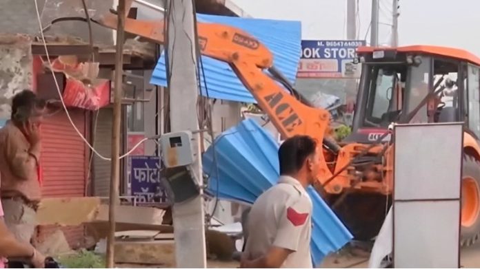 નૂંહ હિંસા બુલડોઝર