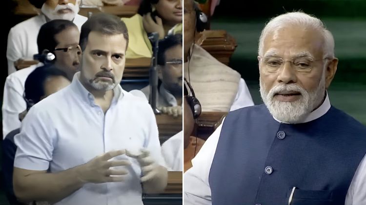 રાહુલ ગાંધી નરેન્દ્ર મોદી ભાષણ વ્યૂઝ
