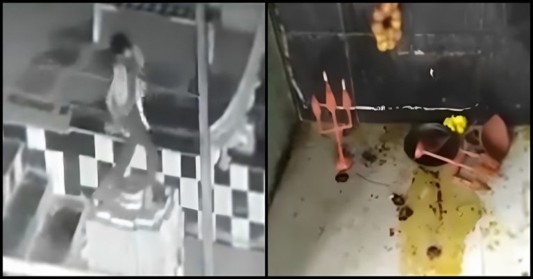 અમદાવાદ રિવરફ્રન્ટ મંદિરમાં તોડફોડ