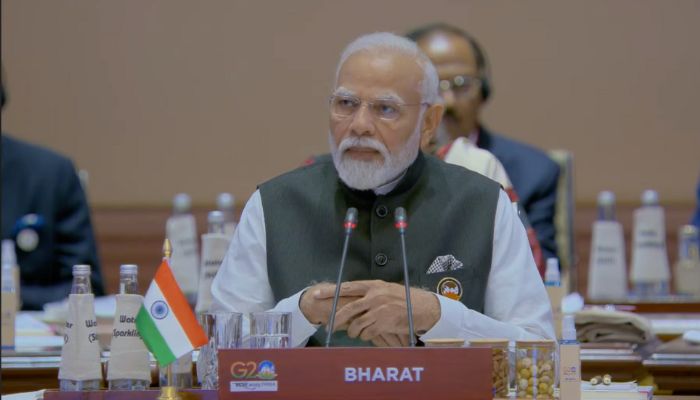 મોદી ભારત નેમપ્લેટ G20