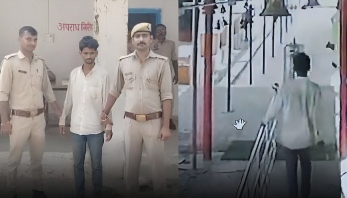 ઉન્નાવના મંદિરમાં જાવેદે હુમલો