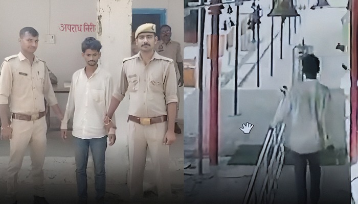 ઉન્નાવના મંદિરમાં જાવેદે હુમલો