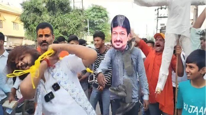 ઝારખંડમાં સ્ટાલિનના પૂતળાને