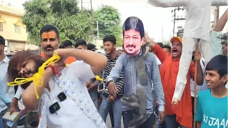 ઝારખંડમાં સ્ટાલિનના પૂતળાને