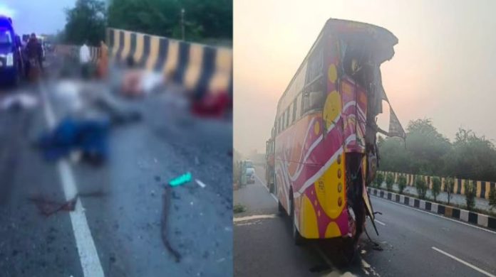 રાજસ્થાનના ભરતપુરમાં અકસ્માત
