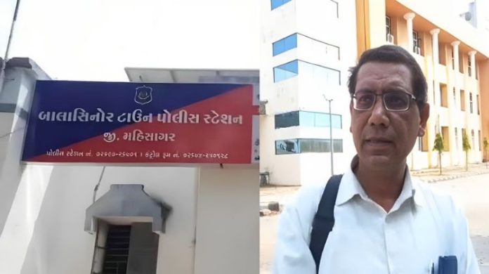 મહીસાગર બાલાસિનોર આચાર્ય અબુબકર શેખ છેડતી અડપલાં શિક્ષિકા ધરપકડ