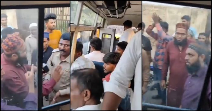 ચંડોળા મુસ્લિમ હિંદુ બસને