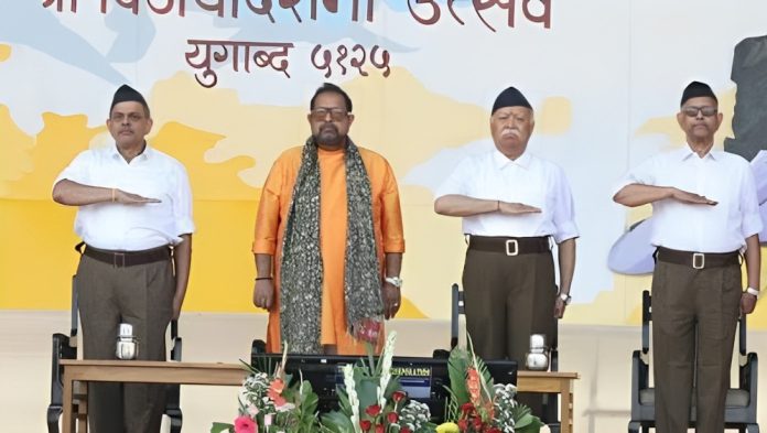 નાગપુરમાં RSSનો વિજયાદશમી ઉત્સવ મોહન ભાગવત શંકર મહાદેવન