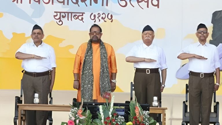 નાગપુરમાં RSSનો વિજયાદશમી ઉત્સવ મોહન ભાગવત શંકર મહાદેવન