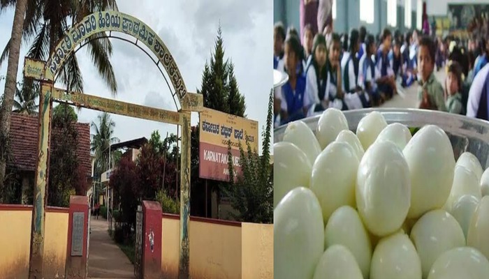 કર્ણાટકની બ્રાહ્મણ વિદ્યાર્થીનીને ઈંડાં