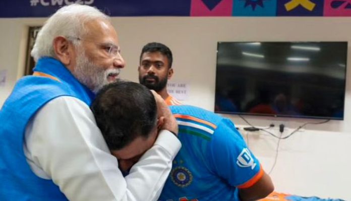 મોદી શમી મુલાકાત