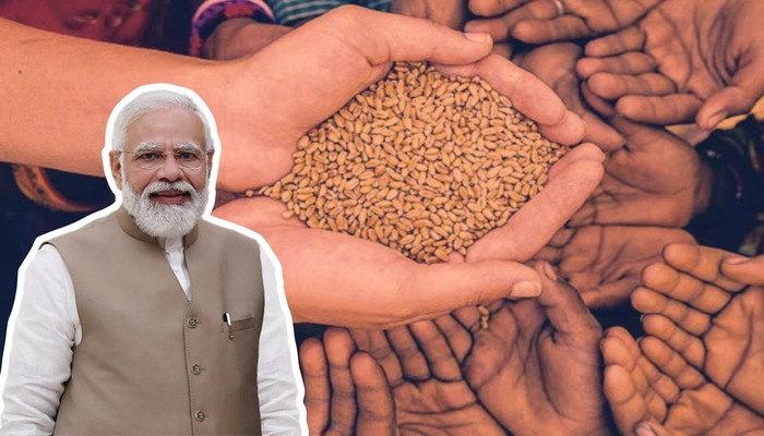 મોદીએ 80 કરોડ ગરીબોને