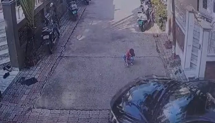 કતારગામમાં બાળક પર ગાડી