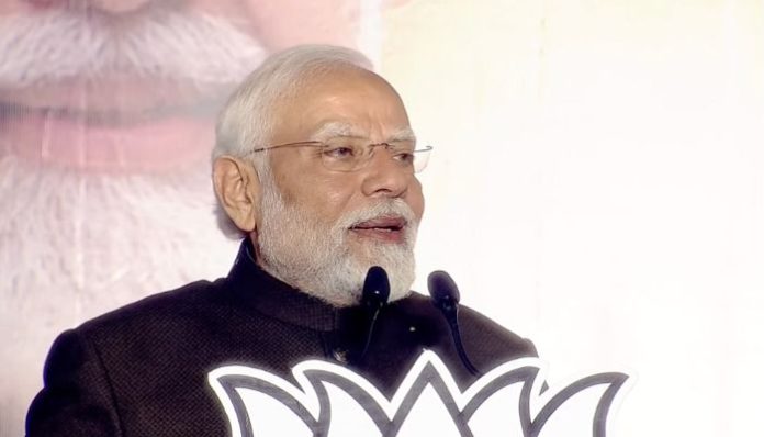 મોદી ત્રણ રાજ્યો જીત