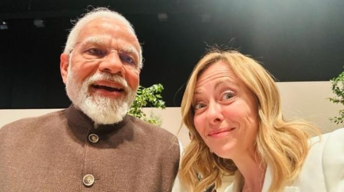 PM મોદી જ્યોર્જિયા મેલોની સેલ્ફી
