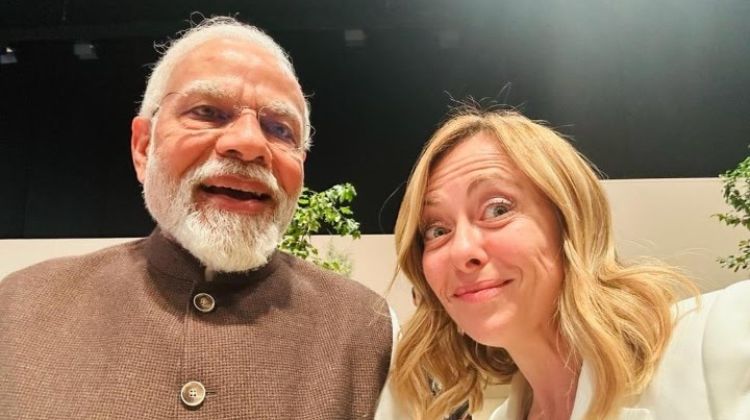 PM મોદી જ્યોર્જિયા મેલોની સેલ્ફી