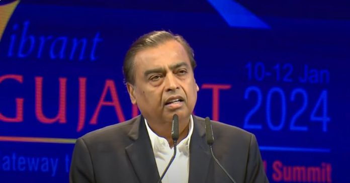 મુકેશ અંબાણી વાઇબ્રન્ટ ગુજરાત