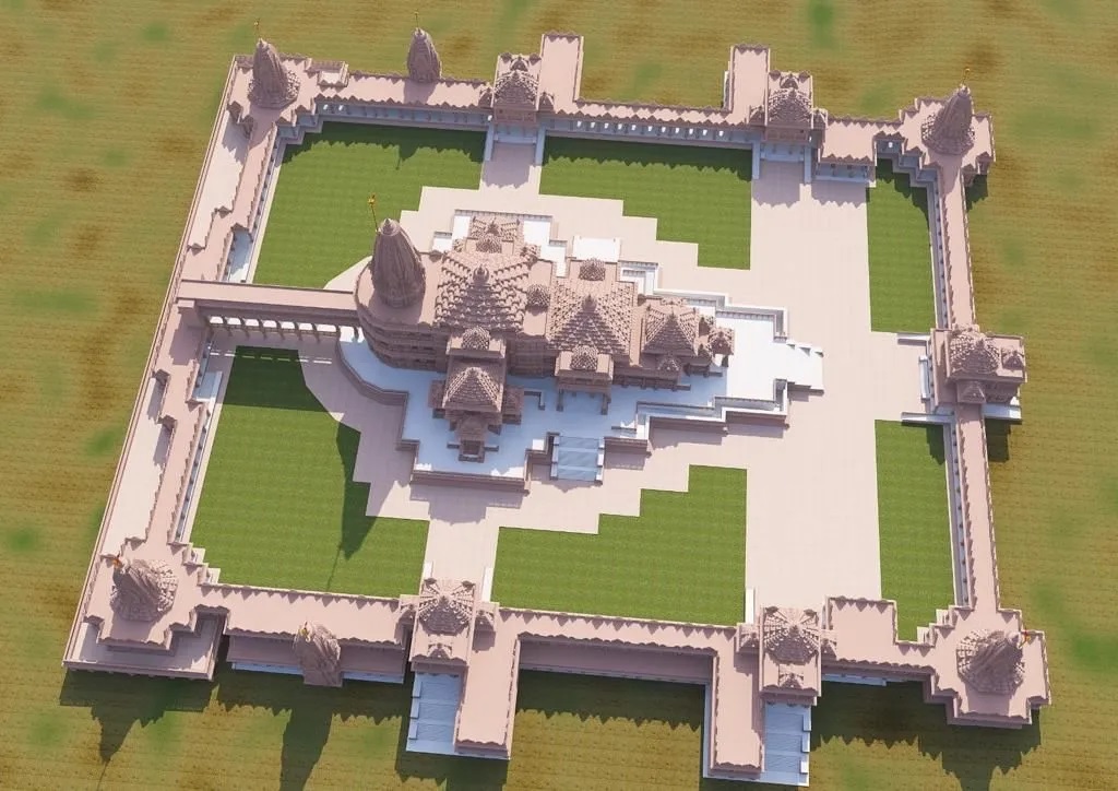 ભવ્ય રામ મંદિર (ફોટો-Opindia)