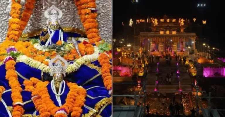 રામ મંદિરમાં રામલલાની મૂર્તિ