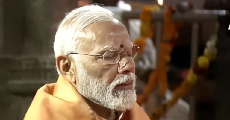 PM મોદી આંધ્રપ્રદેશના વિરભદ્ર મંદિર રામ ભજન