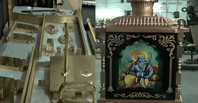 અમદાવાદના રામભકતે રામ મંદિર અયોધ્યાના ગર્ભગૃહ માટે તાળું 30 કિલો શુદ્ધ પિત્તળ