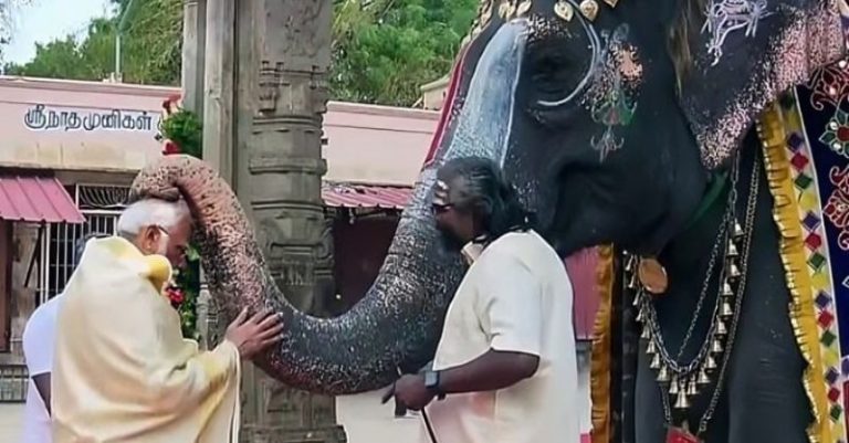 PM મોદી શ્રી રંગનાથસ્વામી મંદિરના તમિલનાડુ