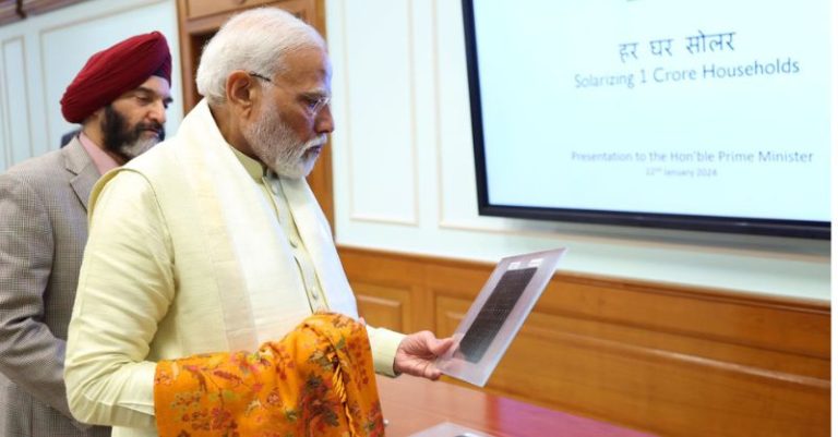 મોદીએ પ્રધાનમંત્રી સૂર્યોદય યોજનાની