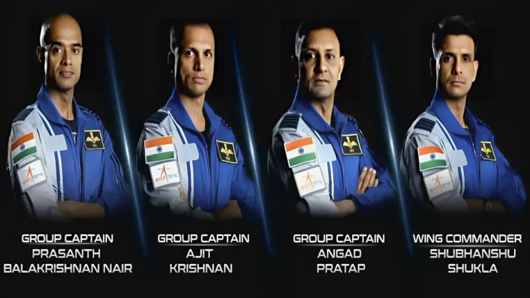 ગગનયાન ચાર અંતરિક્ષયાત્રીઓ