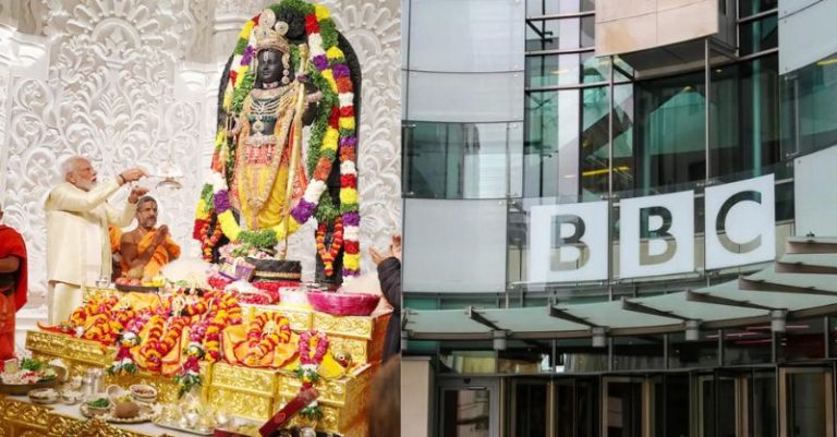 રામ મંદિર BBCનું બ્રિટનમાં