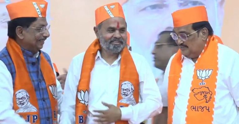 કોંગ્રેસ સીજે ચાવડા ભાજપમાં