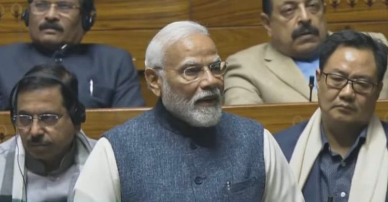 મોદી લોકસભા સમાપન