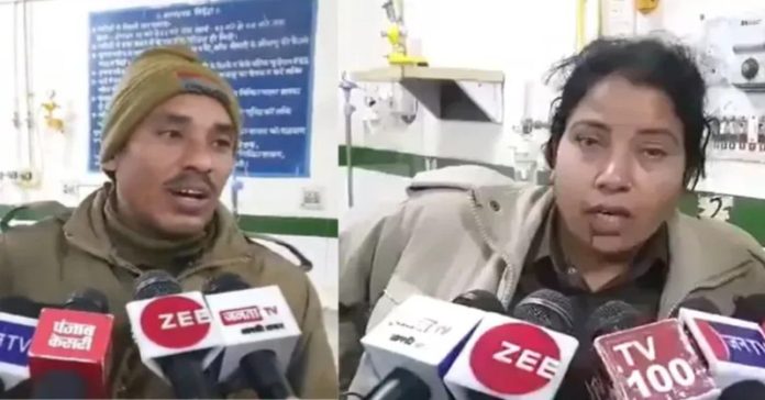 હલ્દ્વાનીમાં પોલીસ સળગાવવાનો પ્રયત્ન