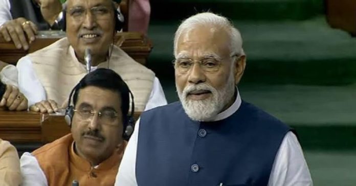 લોકસભામાં PM મોદી સંબોધન રાષ્ટ્રપતિ અભિભાષણ ધન્યવાદ