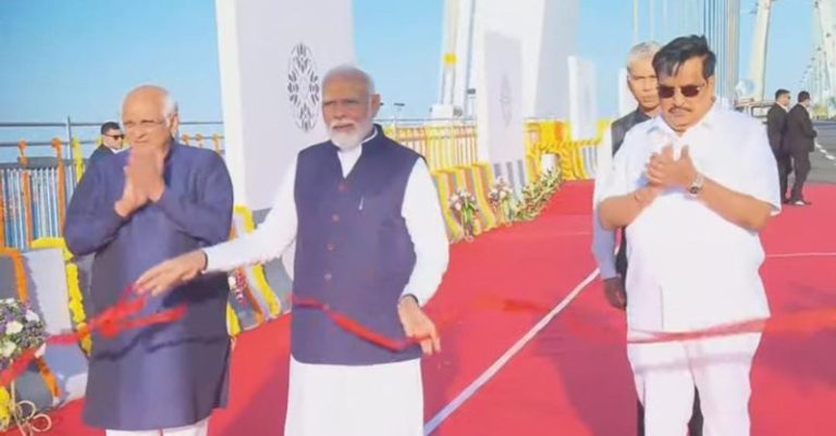PM મોદી દ્વારકા સુદર્શન સેતુ લોકાર્પણ