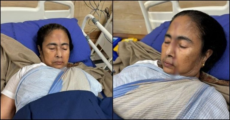 મમતા બેનર્જી ઈજાગ્રસ્ત